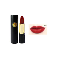 Rouge à lèvres mat velours imperméable cosmétique végétalien naturel-noir